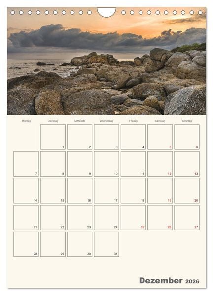 Produktbild: Sommertage in der Bretagne (Wandkalender 2026 DIN A4 hoch), CALVENDO Monatskalender