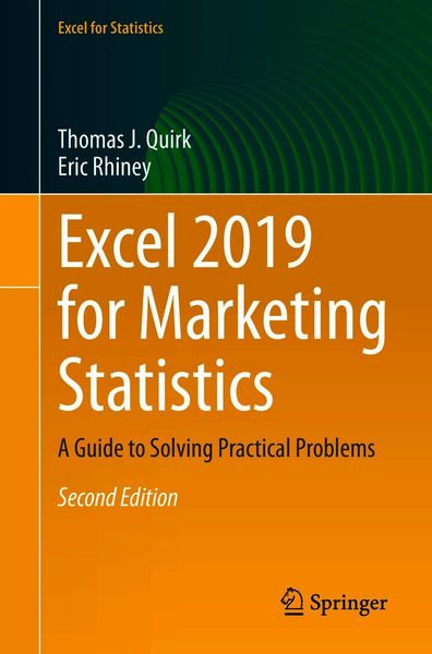Produktbild: Excel 2019 for Marketing Statistics