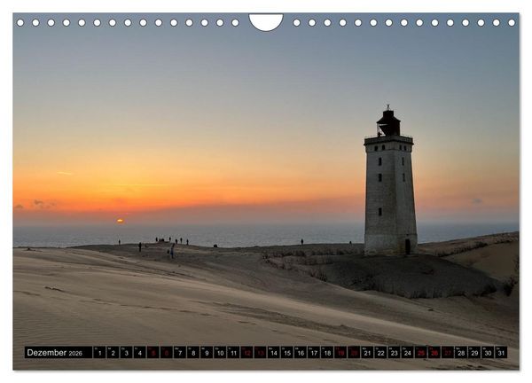 Produktbild: Rubjerg Knude Fyr - Ein Leuchtturm auf Abwegen (Wandkalender 2026 DIN A4 quer), CALVENDO Monatskalender
