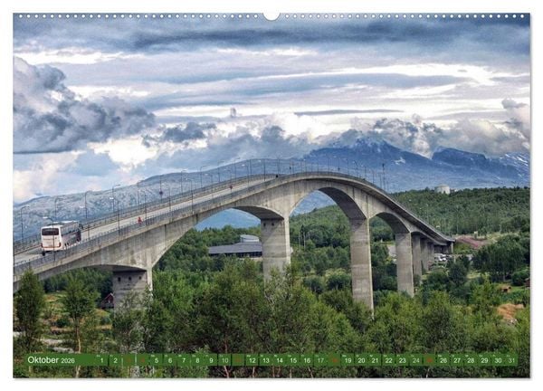 Produktbild: Norwegen (hochwertiger Premium Wandkalender 2026 DIN A2 quer), Kunstdruck in Hochglanz
