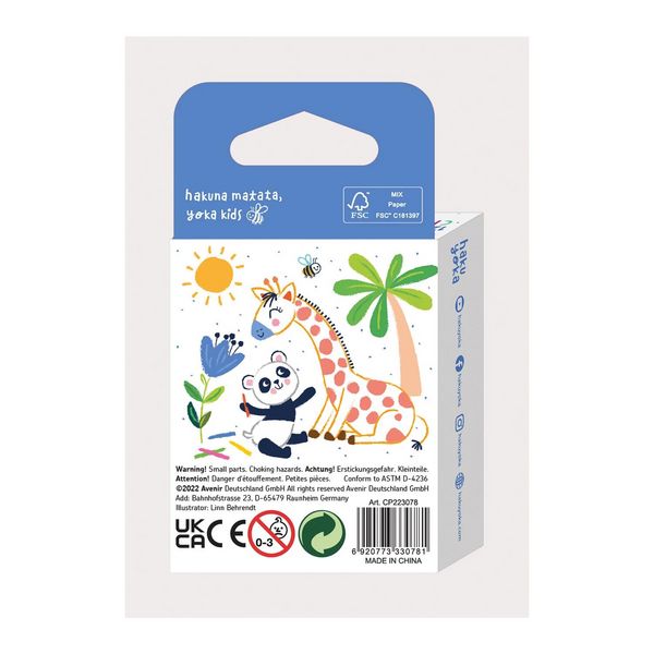 Produktbild: HAKUYOKA - Wachsmal-Buntstifte 12 Farben