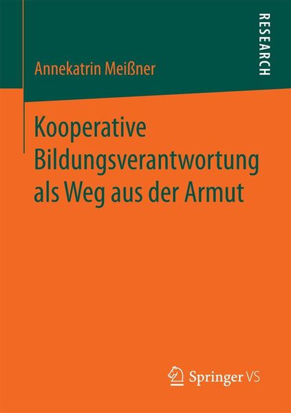 Produktbild: Kooperative Bildungsverantwortung als Weg aus der Armut