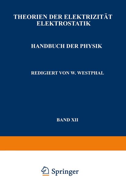 Produktbild: Theorien der Elektrizit&auml;t Elektrostatik
