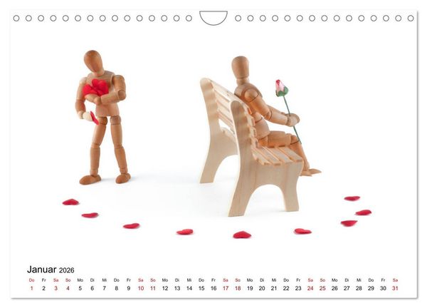 Produktbild: Und immer wieder mit Liebe (Wandkalender 2026 DIN A4 quer), CALVENDO Monatskalender