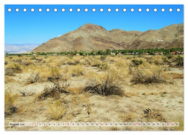 Produktbild: Palm Springs und Umgebung (Tischkalender 2026 DIN A5 quer), CALVENDO Monatskalender