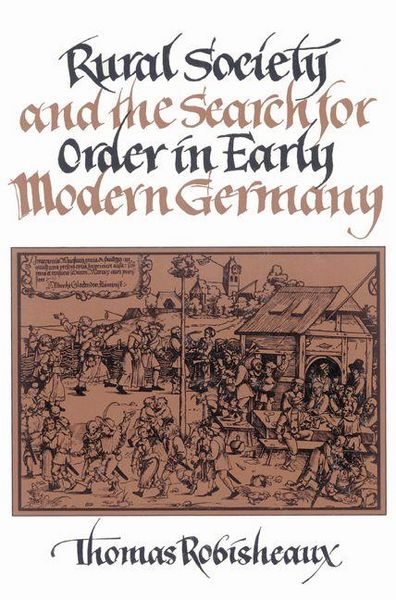 Produktbild: Rural Society and the Search for Order in Early Modern Germany