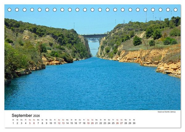 Produktbild: Reise nach Athen (Tischkalender 2026 DIN A5 quer), CALVENDO Monatskalender
