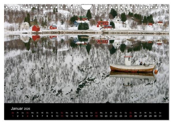 Produktbild: Norwegen 2026 (Wandkalender 2026 DIN A4 quer), CALVENDO Monatskalender