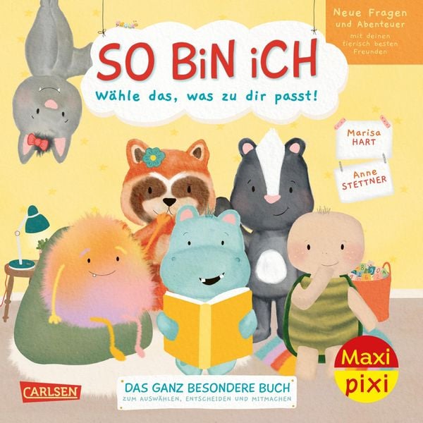 Produktbild: Maxi Pixi 481: So bin ich: Neue Fragen und Abenteuer mit deinen tierisch besten Freunden