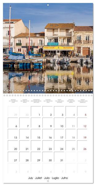 Produktbild: E&acute;tang de Thau en Me&acute;diterrane&acute;e (Calendrier mural carr&eacute; 2026 30x30 cm) Calendrier double avec une page pour vos prises de notes