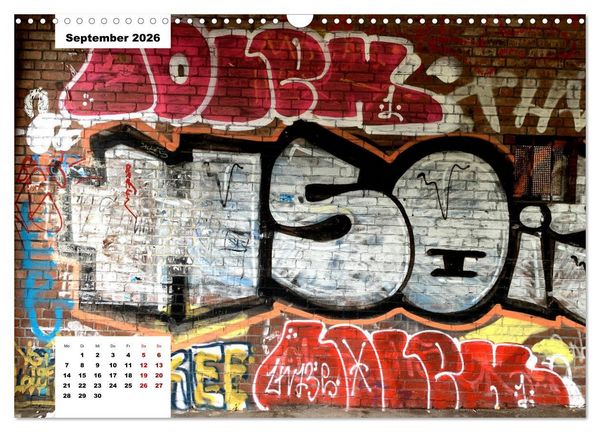 Produktbild: Hamburg Graffiti (Wandkalender 2026 DIN A3 quer), CALVENDO Monatskalender