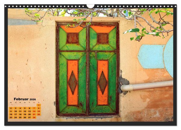 Produktbild: OMAN - Farbenfrohe orientalische T&uuml;ren (Wandkalender 2026 DIN A3 quer), CALVENDO Monatskalender