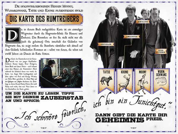 Produktbild: Aus den Filmen zu Harry Potter: Die Karte des Rumtreibers - Eine Reise durch Hogwarts