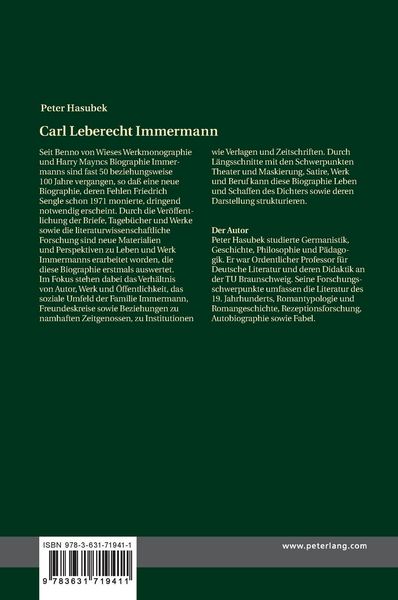 Produktbild: Carl Leberecht Immermann