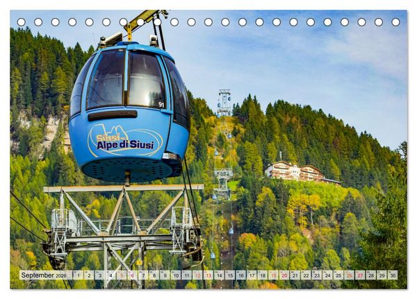 Produktbild: S&uuml;dtirol Impressionen (Tischkalender 2026 DIN A5 quer), CALVENDO Monatskalender