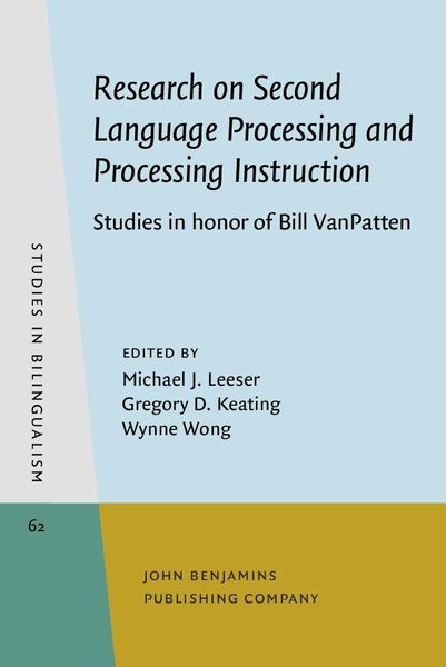 Produktbild: Research on Second Language Processing and Processing Instruction