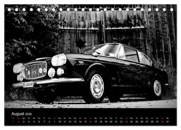 Produktbild: Lancia Flavia (Tischkalender 2026 DIN A5 quer), CALVENDO Monatskalender