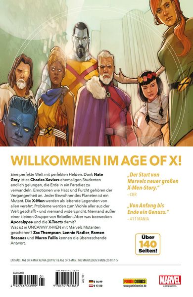 Produktbild: Age of X-Man: Marvelous X-Men