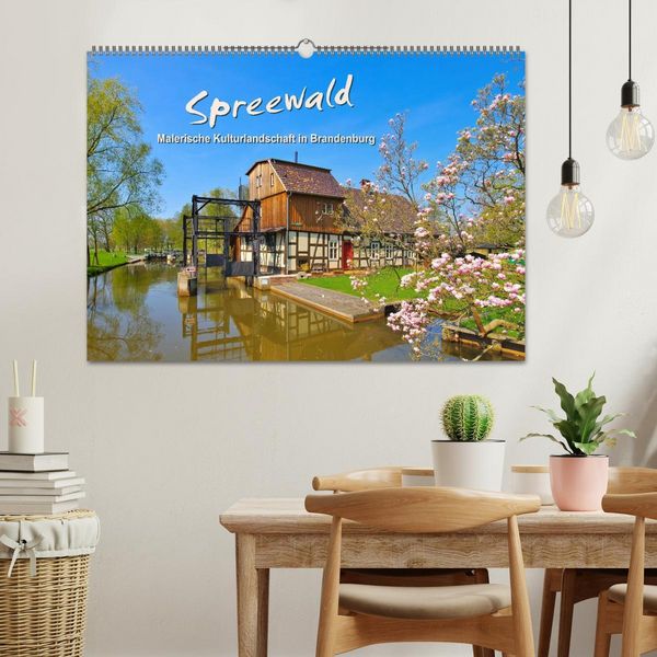 Produktbild: Spreewald - Malerische Kulturlandschaft in Brandenburg (Wandkalender 2026 DIN A2 quer), CALVENDO Monatskalender