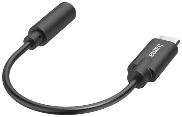 Produktbild: Hama USB 2.0 Adapter [1x USB-C&reg; Stecker - 1x Klinkenbuchse 3.5 mm]