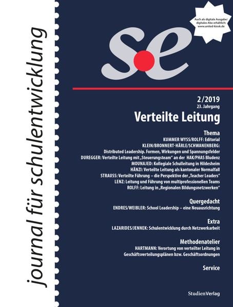 Produktbild: Journal f&uuml;r schulentwicklung 2/2019