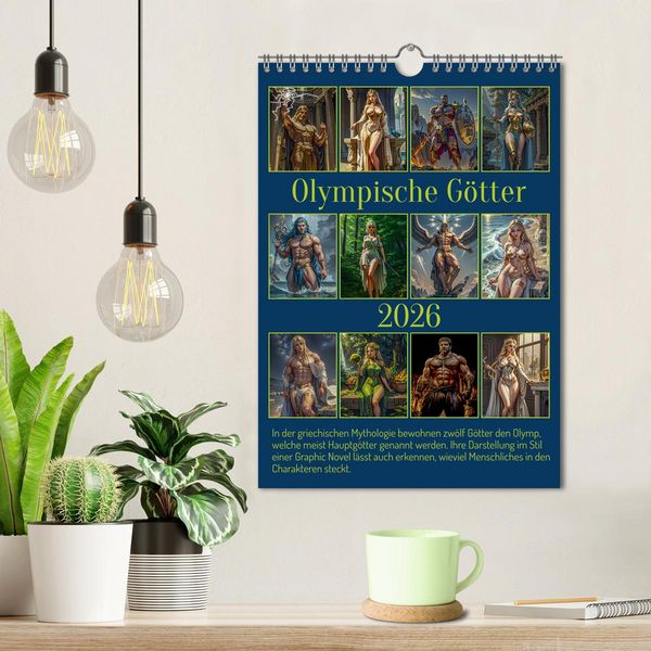 Produktbild: Olympische G&ouml;tter (Wandkalender 2026 DIN A4 hoch), CALVENDO Monatskalender