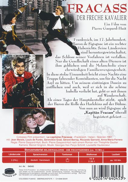Produktbild: Fracass - Der freche Kavalier - Uncut