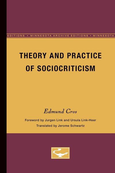 Produktbild: Theory and Practice of Sociocriticism