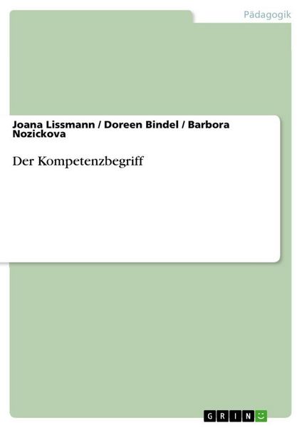Produktbild: Der Kompetenzbegriff