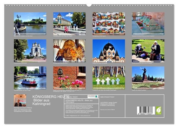 Produktbild: K&Ouml;NIGSBERG HEUTE - Bilder aus Kaliningrad (hochwertiger Premium Wandkalender 2026 DIN A2 quer), Kunstdruck in Hochglanz