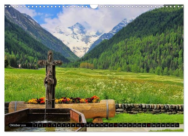Produktbild: Aostatal (Wandkalender 2026 DIN A3 quer), CALVENDO Monatskalender