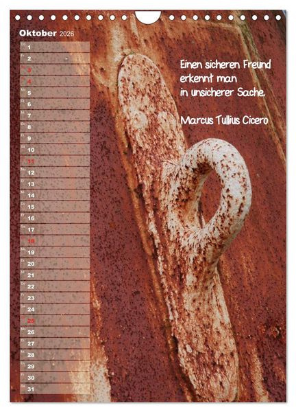 Produktbild: maritim inspiriert / Geburtstagskalender (Wandkalender 2026 DIN A4 hoch), CALVENDO Monatskalender