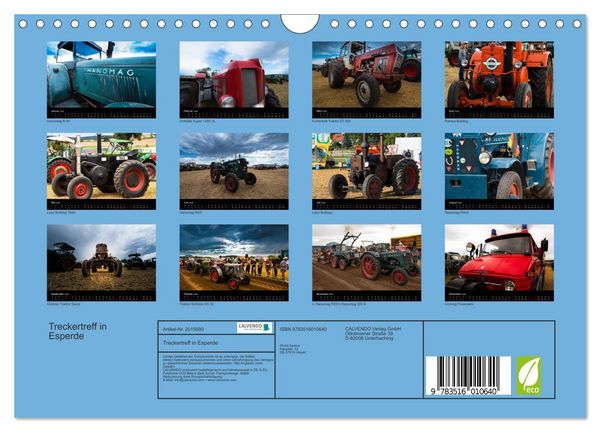 Produktbild: Treckertreff in Esperde (Wandkalender 2026 DIN A4 quer), CALVENDO Monatskalender