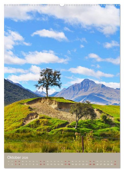 Produktbild: Erleben Sie mit mir das beeindruckende Neuseeland (hochwertiger Premium Wandkalender 2026 DIN A2 hoch), Kunstdruck in Hochglanz