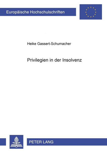 Produktbild: Privilegien in der Insolvenz