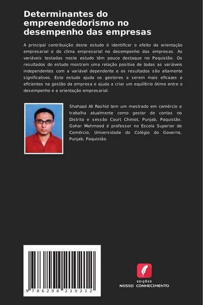 Produktbild: Determinantes do empreendedorismo no desempenho das empresas
