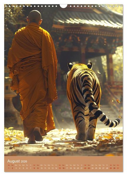 Produktbild: Zen in Orange (Wall Calendar 2026 DIN A3 portrait), CALVENDO 12 Month Wall Calendar