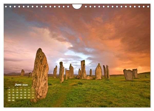 Produktbild: Naturschauspiele in Schottland (Wandkalender 2026 DIN A4 quer), CALVENDO Monatskalender