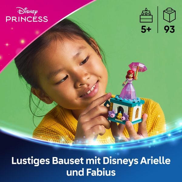Produktbild: LEGO ǀ Disney 43259 Princess Arielle Spieluhr, Bauset mit Mini Puppe