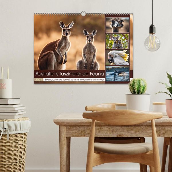 Produktbild: Australiens faszinierende Fauna (Wandkalender 2026 DIN A3 quer), CALVENDO Monatskalender