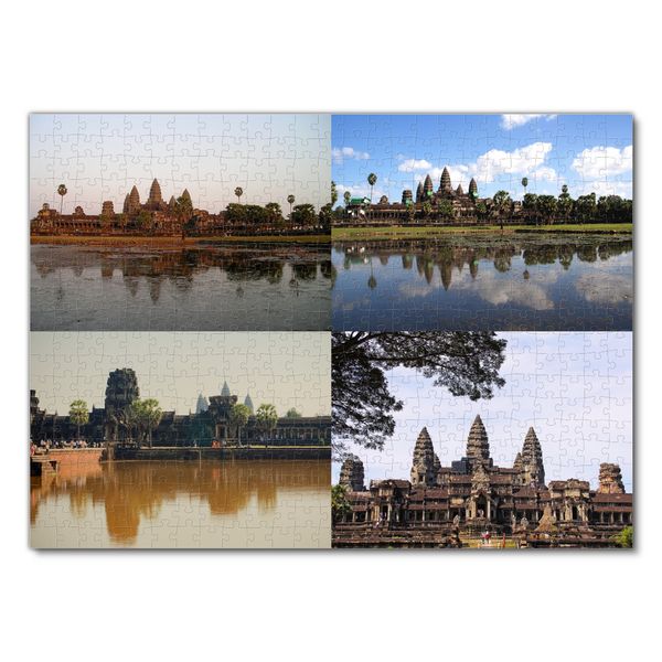 Produktbild: Lais Puzzle Collage Angkor Wat 500 Teile