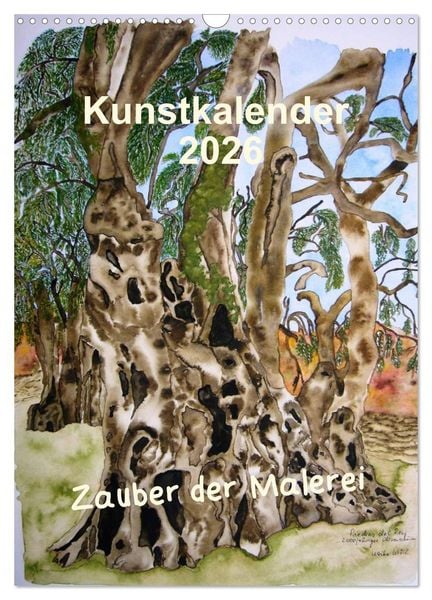 Kunstkalender 2026 - Zauber der Malerei (Wandkalender 2026 DIN A3 hoch), CALVENDO Monatskalender
