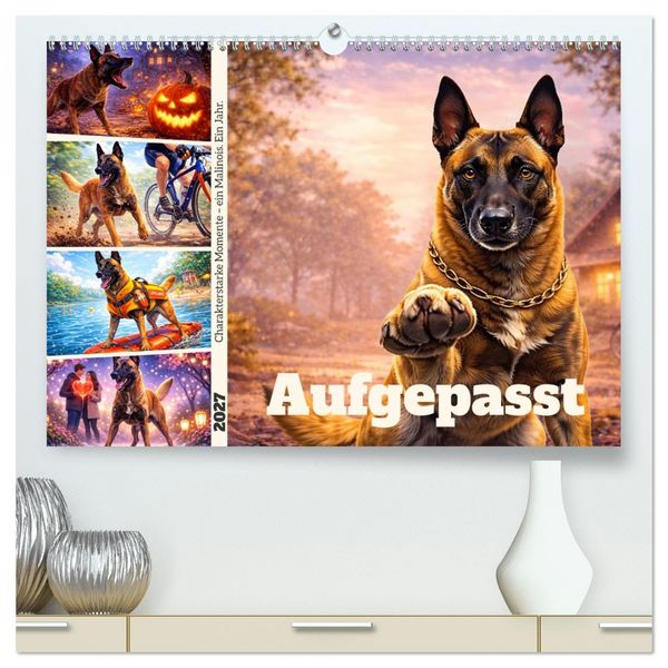 Produktbild: Aufgepasst (hochwertiger Premium Wandkalender 2027 DIN A2 quer), Kunstdruck in Hochglanz