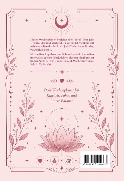 Produktbild: Plane sanft - lebe bewusst: Dein Wochenplaner f&uuml;r Klarheit, Focus und innere Balance