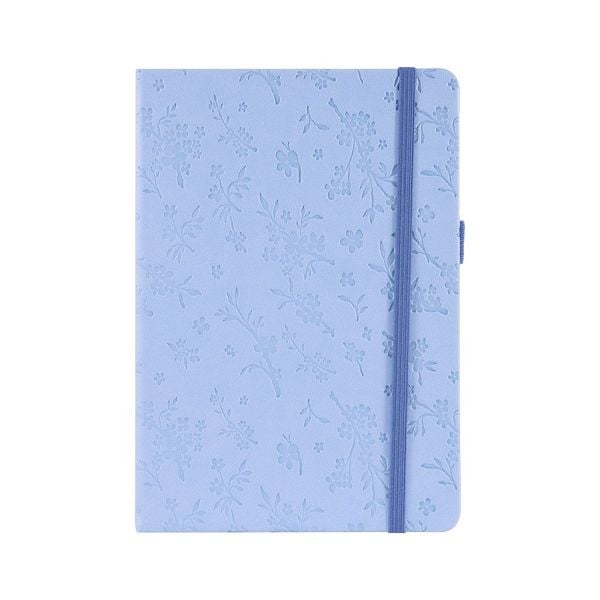 Idena Notizbuch Floral 80 Blatt 80g/m² kariert DIN A5
