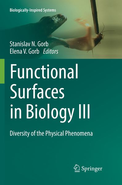 Produktbild: Functional Surfaces in Biology III