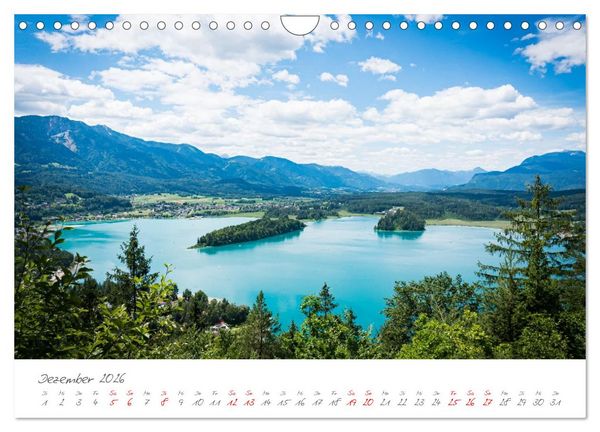 Produktbild: Der wundersch&ouml;ne Faaker See in K&auml;rnten (Wandkalender 2026 DIN A4 quer), CALVENDO Monatskalender