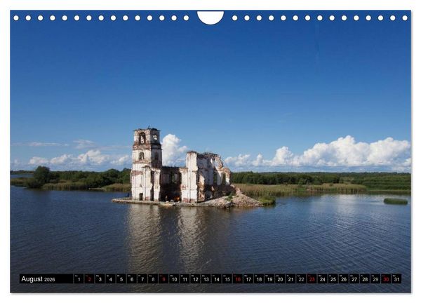 Produktbild: Flussfahrt Moskau - St. Petersburg (Wandkalender 2026 DIN A4 quer), CALVENDO Monatskalender