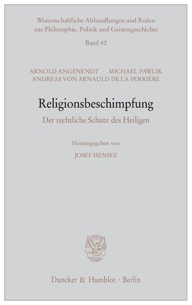Produktbild: Religionsbeschimpfung.