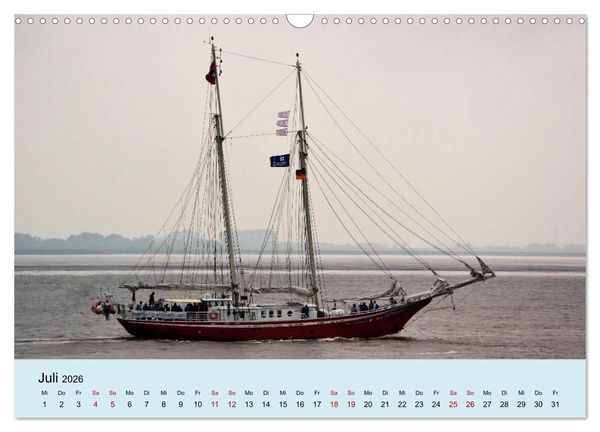 Produktbild: Parade der Windjammer - 2026 (Wandkalender 2026 DIN A3 quer), CALVENDO Monatskalender